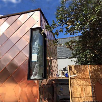 (W) Aluminium facade, Copper facade
