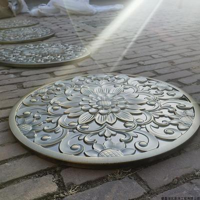 (M)Brass art manhole cover customization, accepting one-piece minimum order quantity