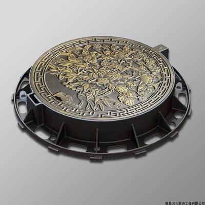 (M)Customized brass art manhole covers, accepting single-piece minimum order quantity